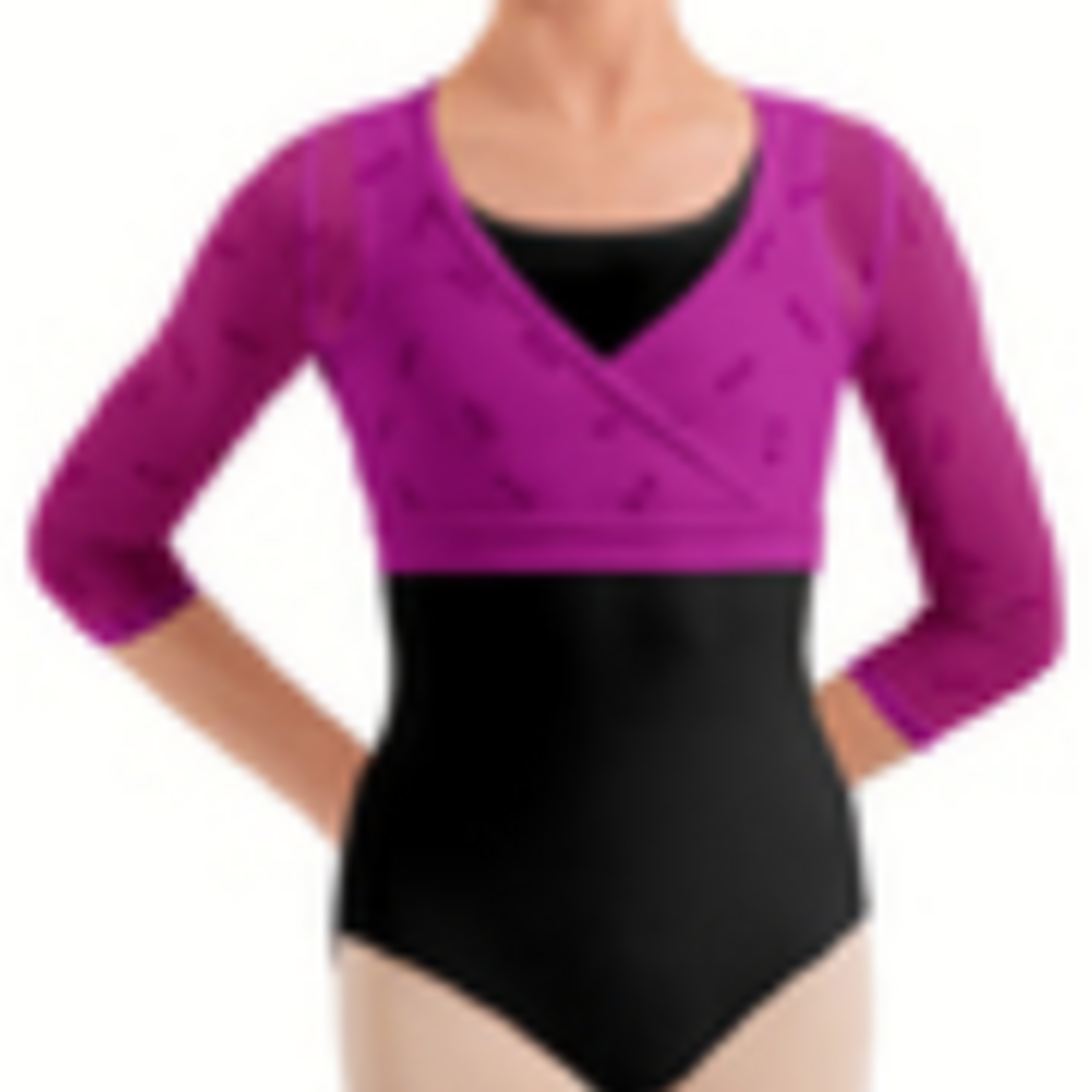 Bloch CZ30035 - 3/4 Slv Wrap Top