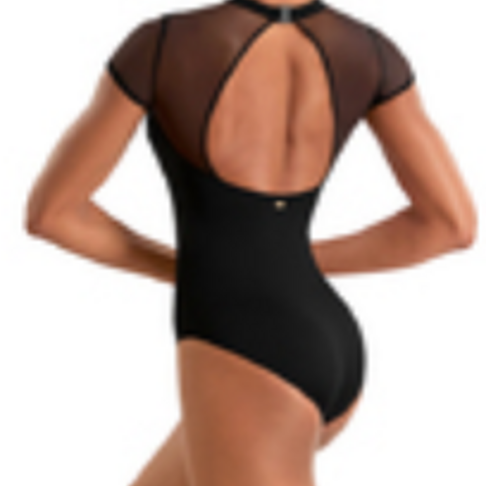 Bloch M20011LM - Mock Neck Cap Sleeve Leo