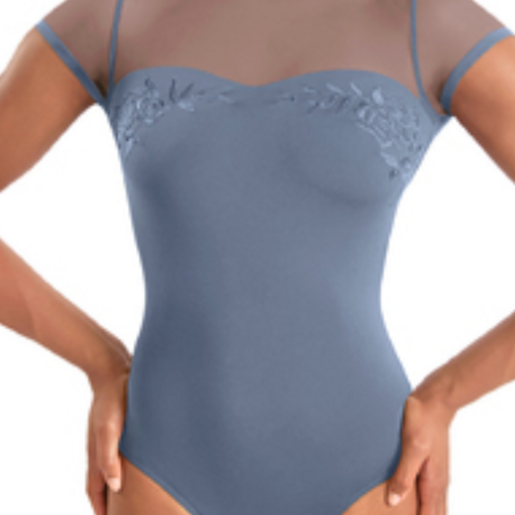 Bloch M20011LM - Mock Neck Cap Sleeve Leo