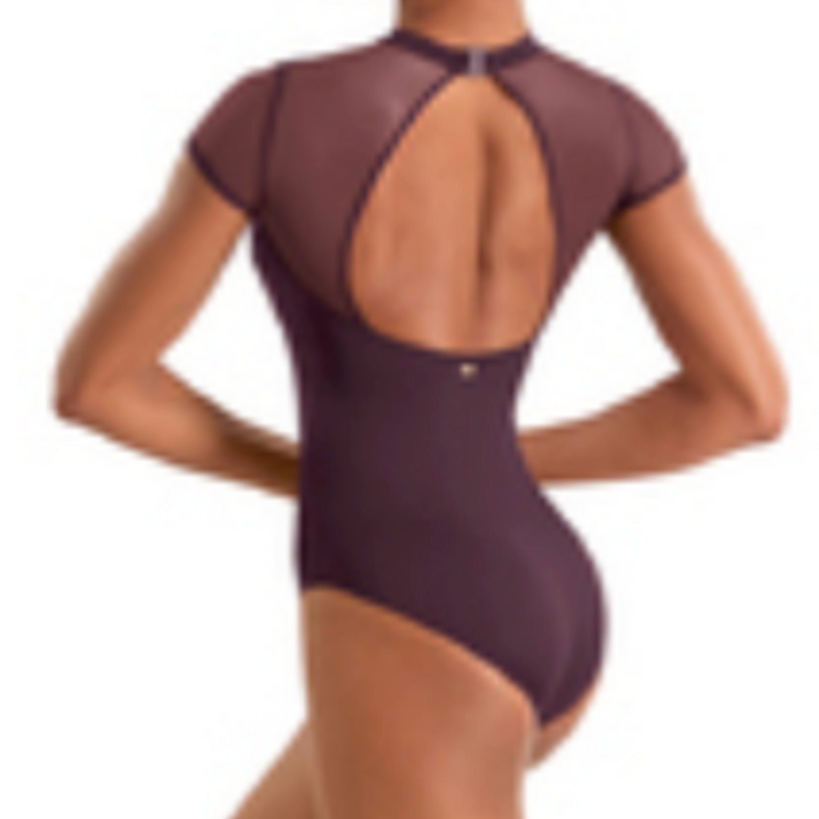 Bloch M20011LM - Mock Neck Cap Sleeve Leo
