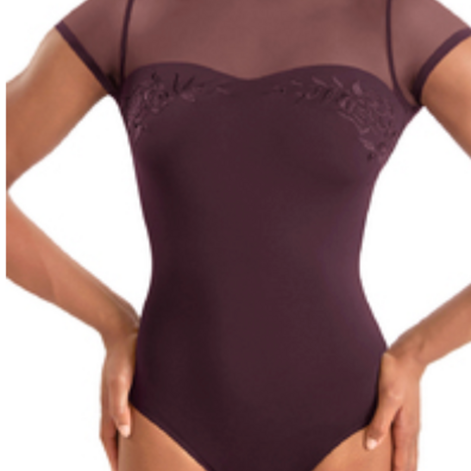 Bloch M20011LM - Mock Neck Cap Sleeve Leo