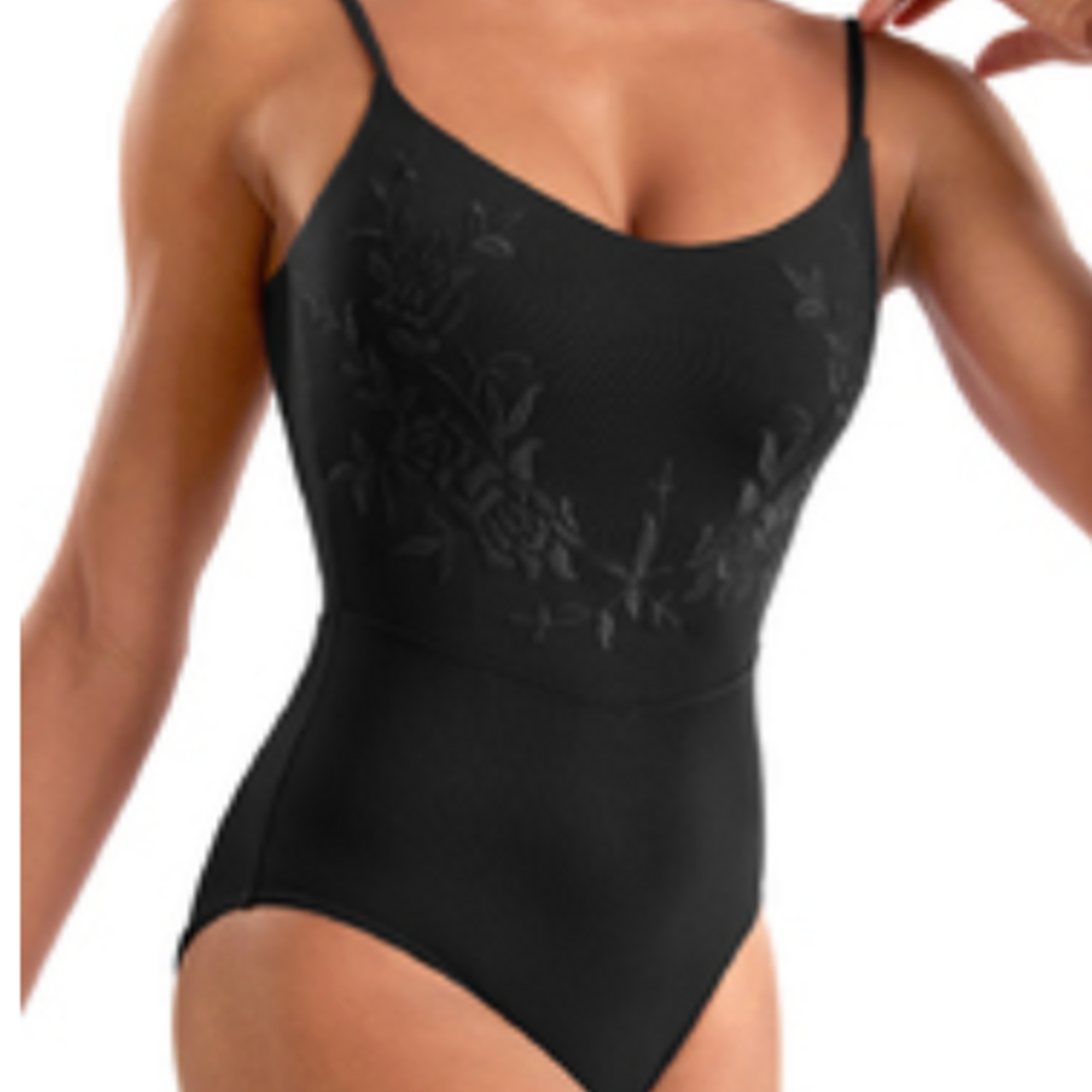 Bloch M70007LM - Floral Emb Cami Leo