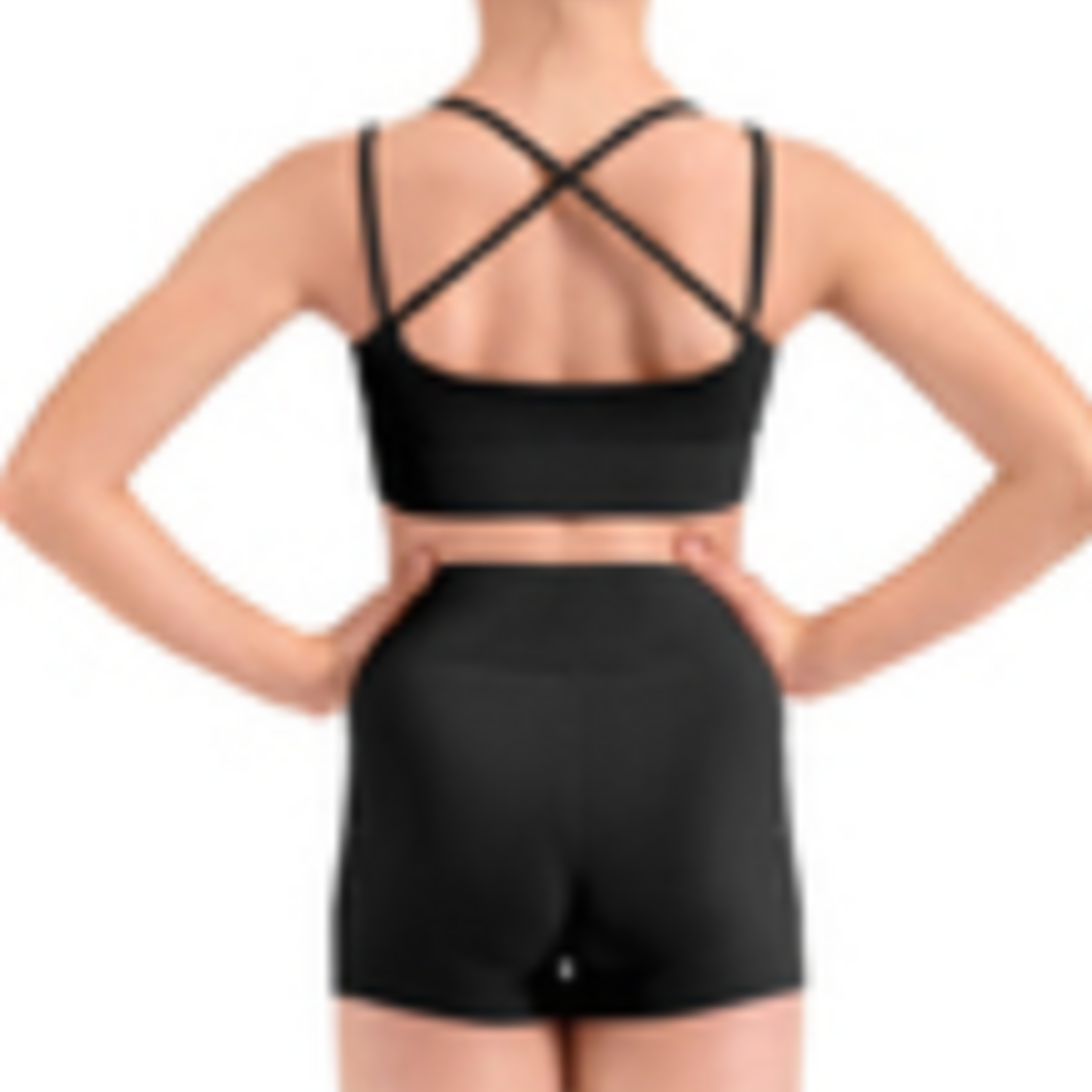 Bloch M30021C - Double Strap Crop Top