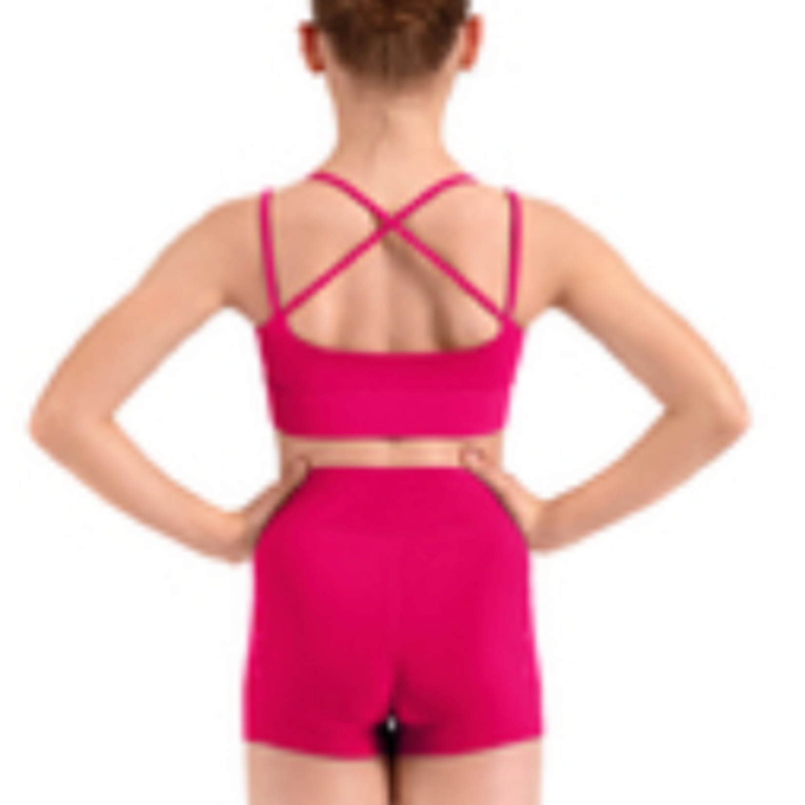 Bloch M30021C - Double Strap Crop Top