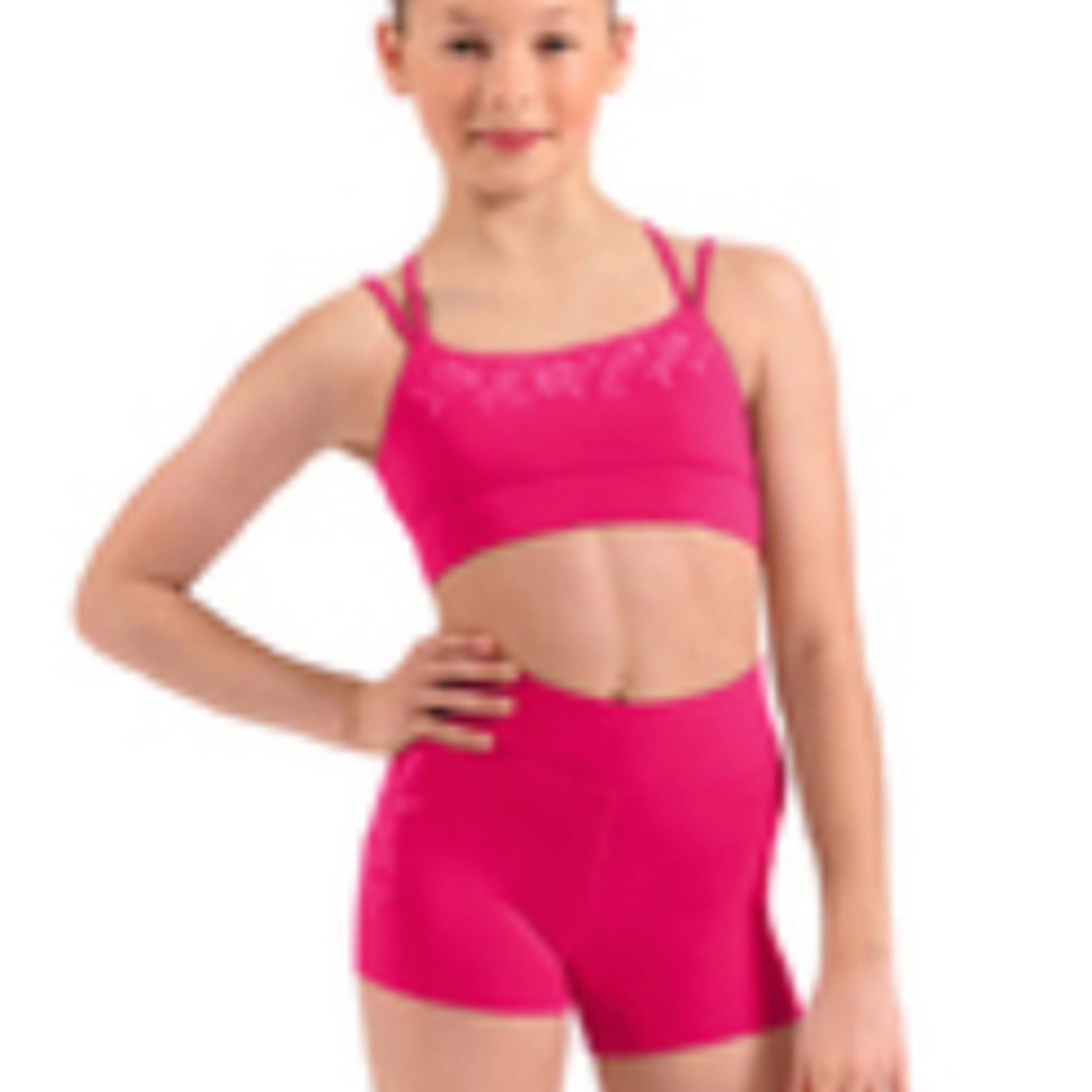Bloch M30021C - Double Strap Crop Top