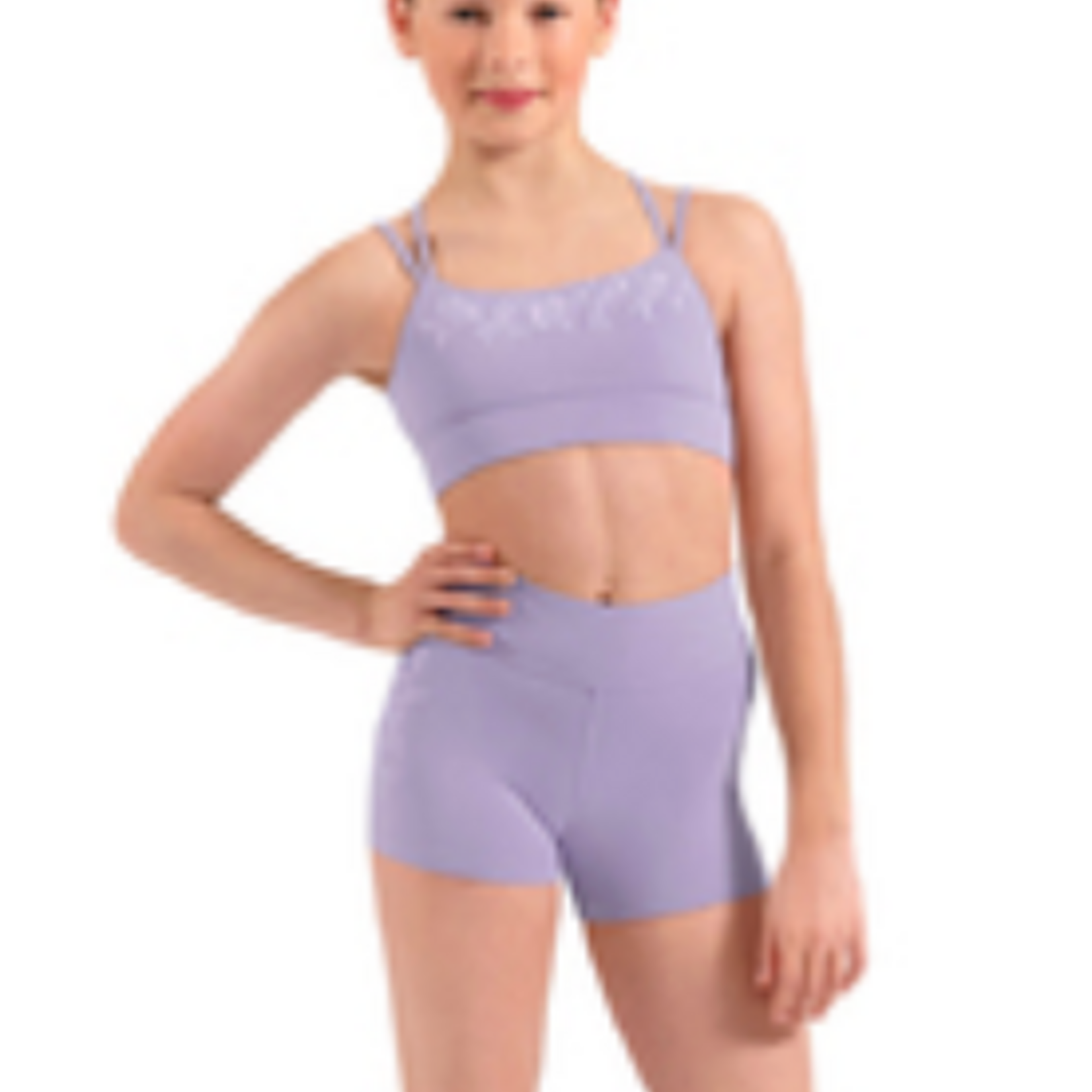 Bloch M30021C - Double Strap Crop Top