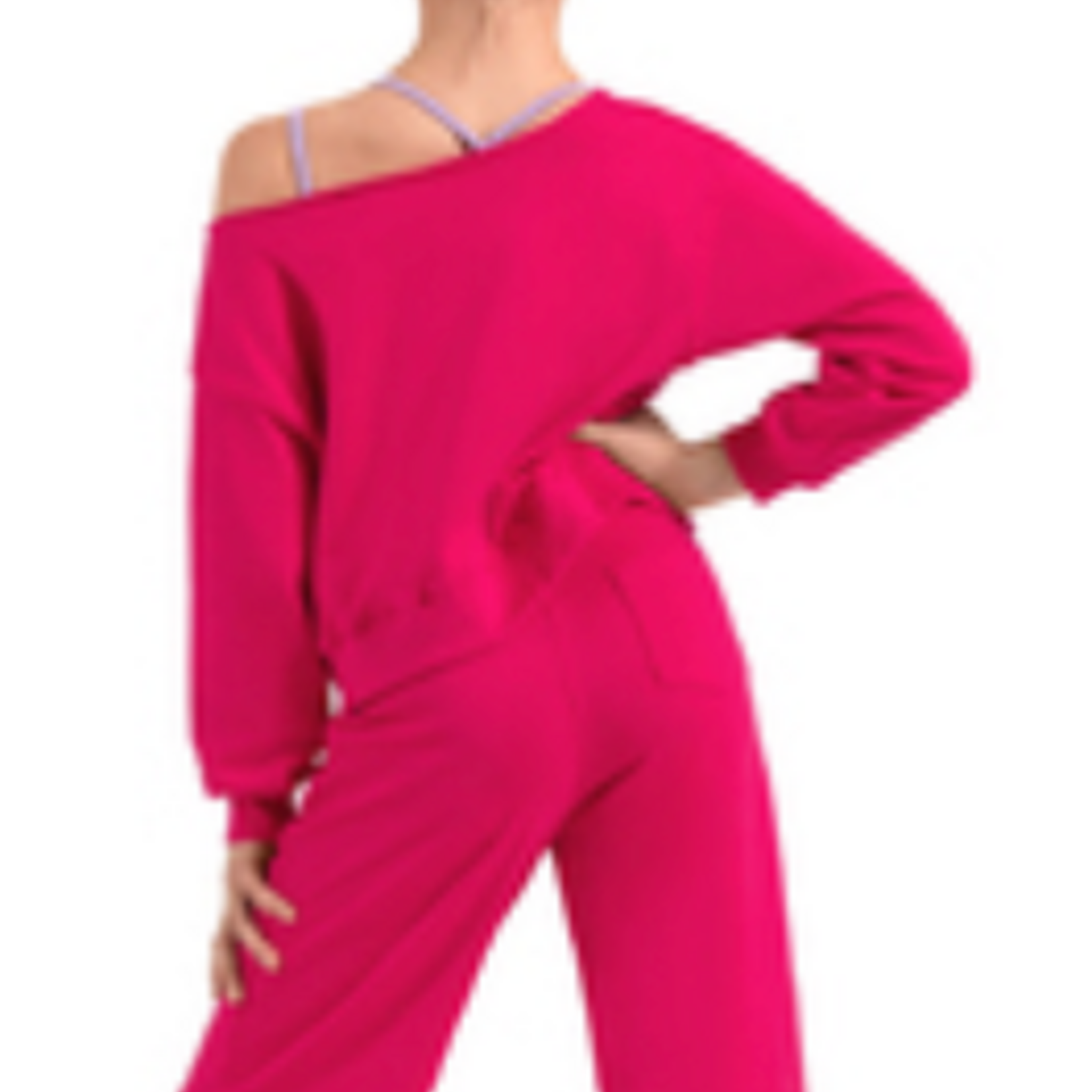 Bloch M30022C - Off Shoulder Sweatshirt