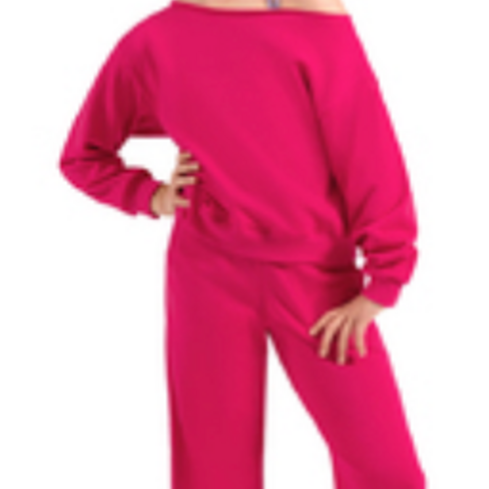 Bloch M30022C - Off Shoulder Sweatshirt