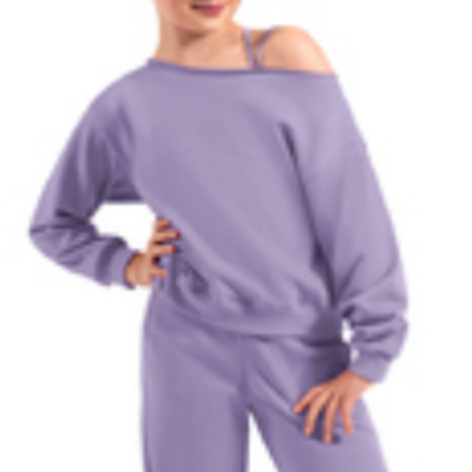 Bloch M30022C - Off Shoulder Sweatshirt