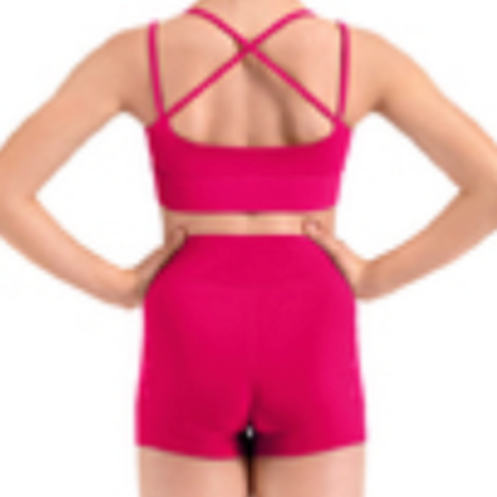 Bloch M90009C - Emb Hi Waist Shorts