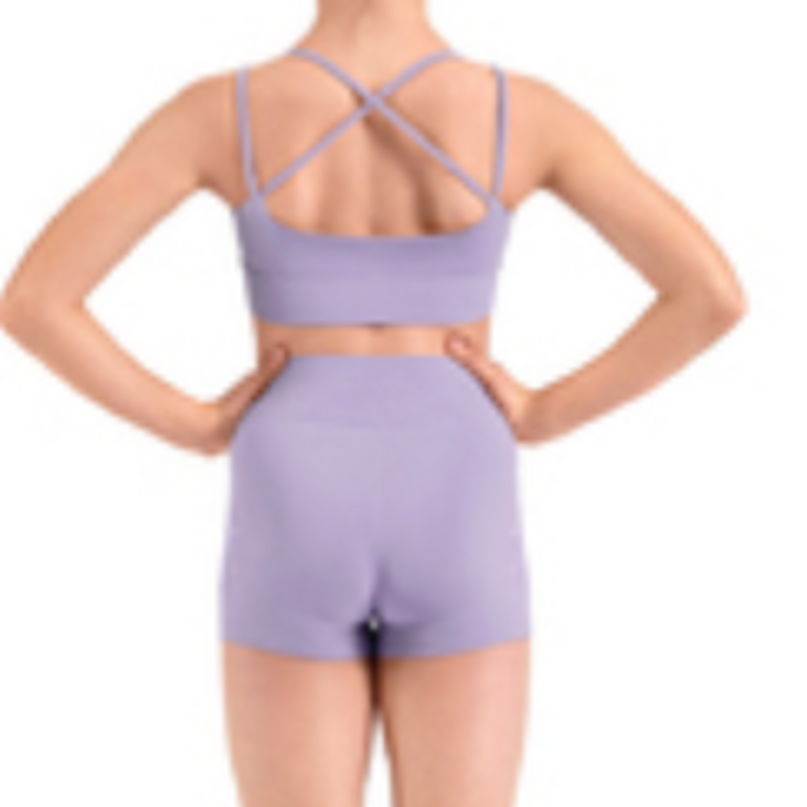 Bloch M90009C - Emb Hi Waist Shorts