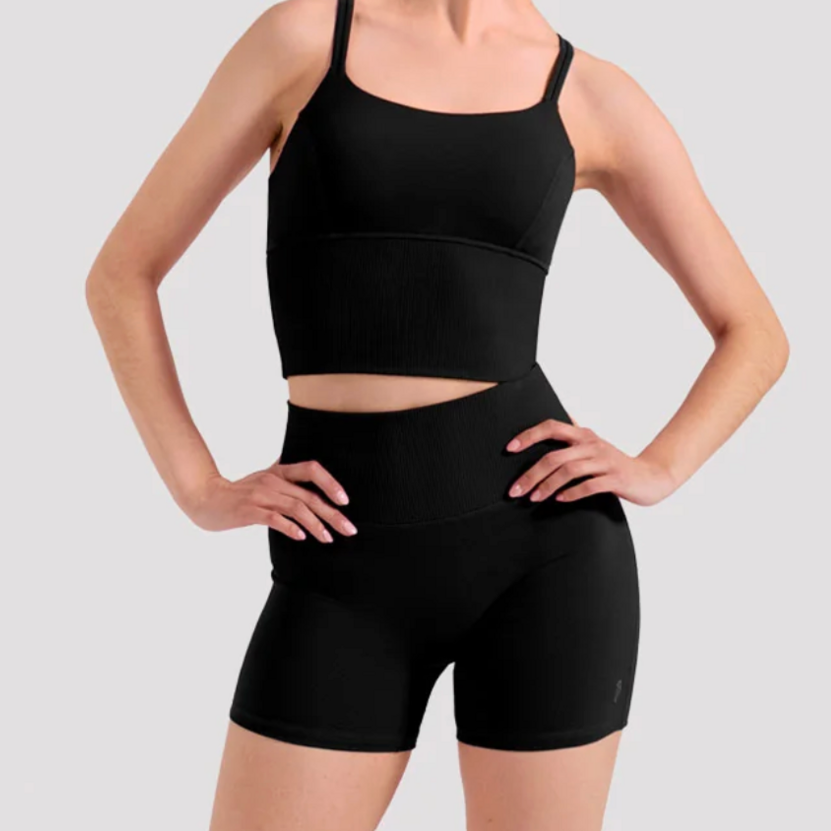 Bloch, Mirella R90013 - Elizabeth Rib Waistband Shorts