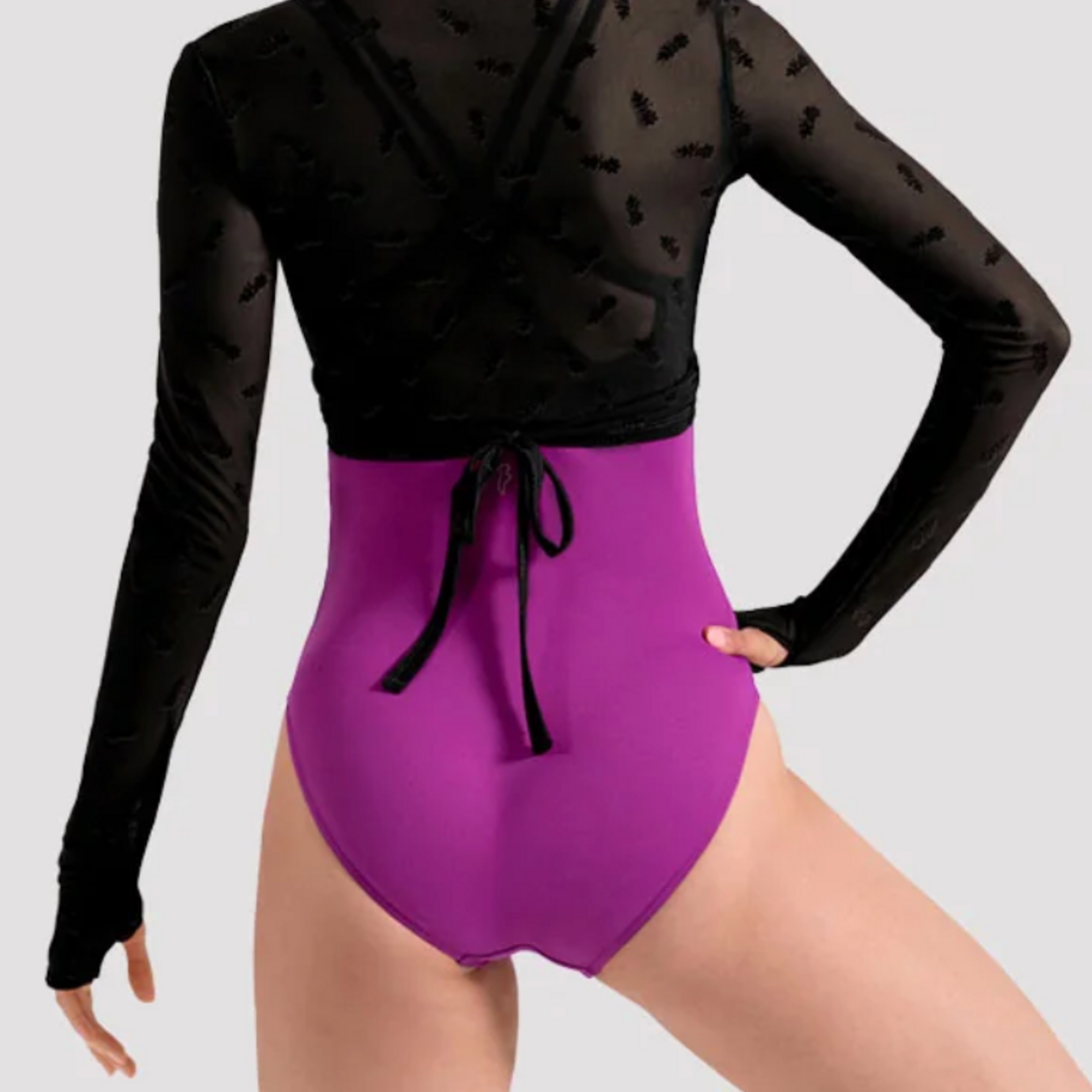 Bloch, Mirella Z30030 - Luna Floral Long Sleeve Wrap Top
