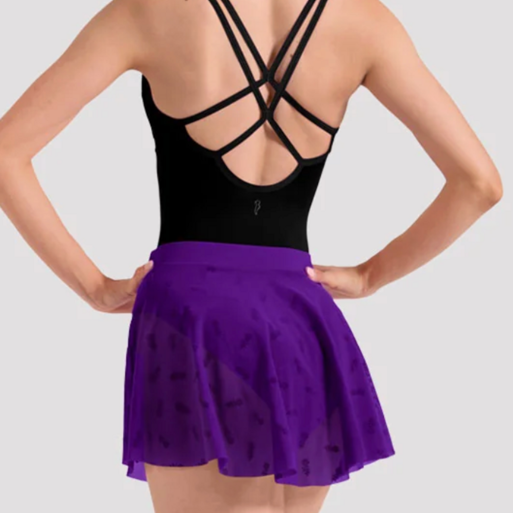 Bloch, Mirella R10008 - Eleanor Floral Mesh Skirt