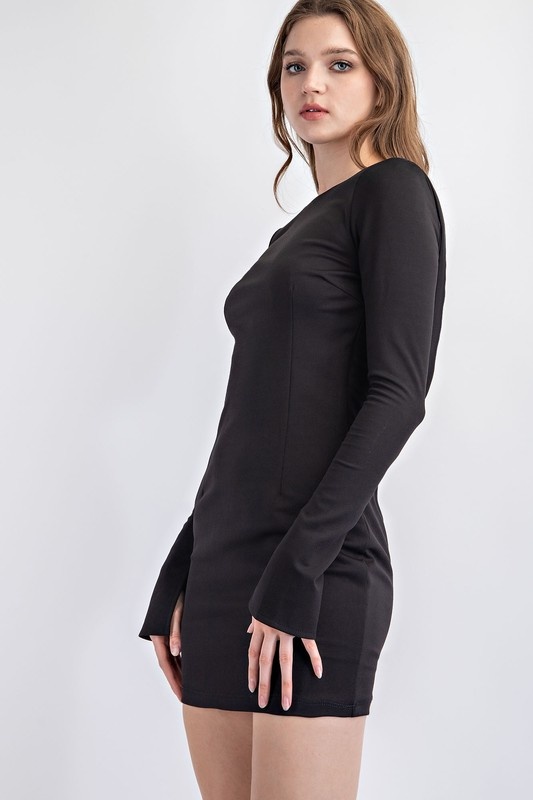 Adrienne Exposed Back Dress