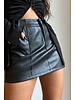 Vixen Faux Leather Skort