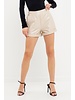 Slick Faux Leather Shorts