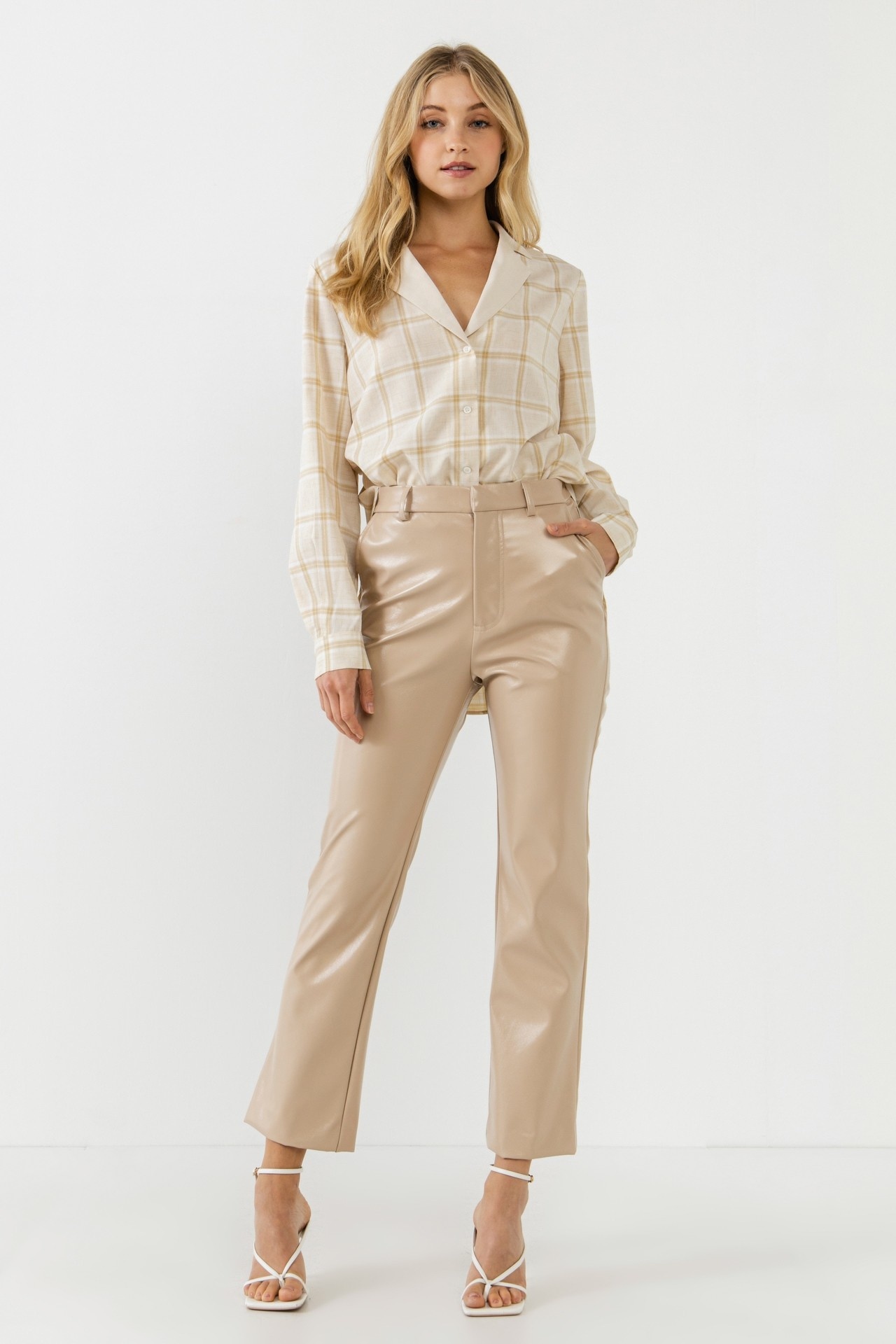 Limitless Faux Leather Trousers