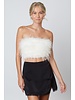 Dreamy Faux Feather Top
