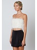 Dreamy Faux Feather Top