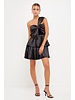 Gift Wrapped Satin Cocktail Dress