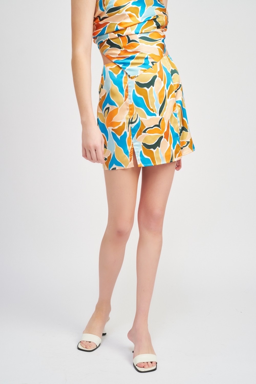 Aruba Satin Mini Skirt