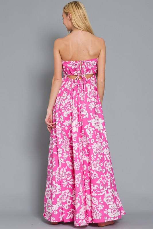 Whisked Away Floral Maxi Dress