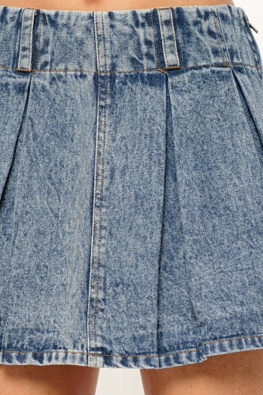 Kenzie Denim Mini Skirt