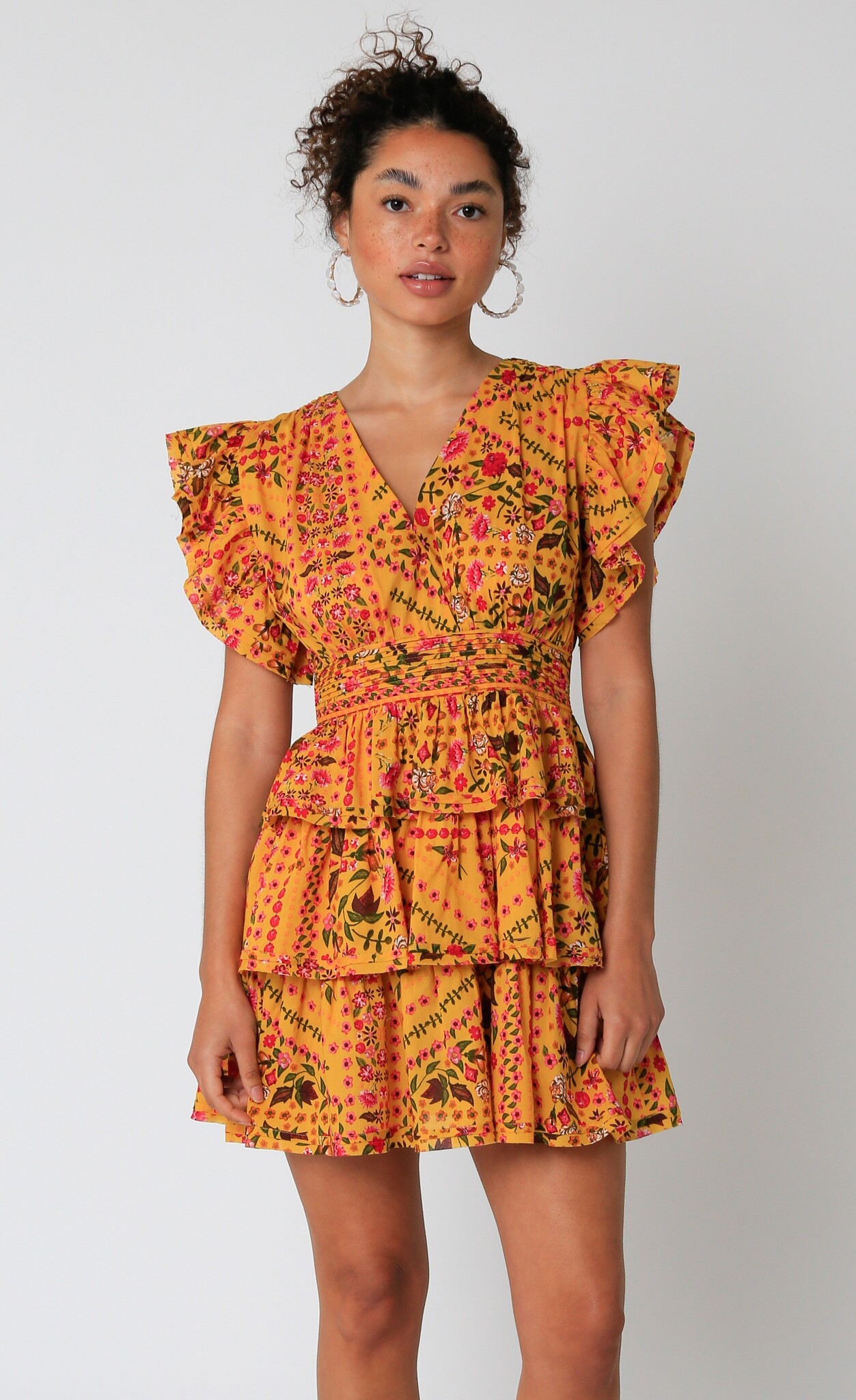 Frida Tiered Mini Dress