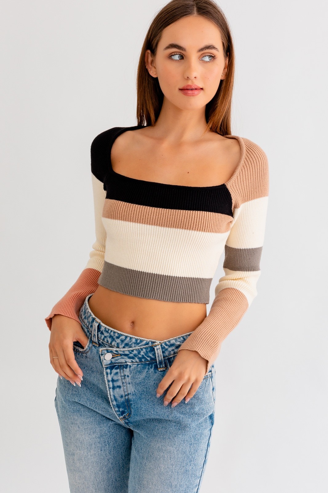 Brianne Stripe Sweater
