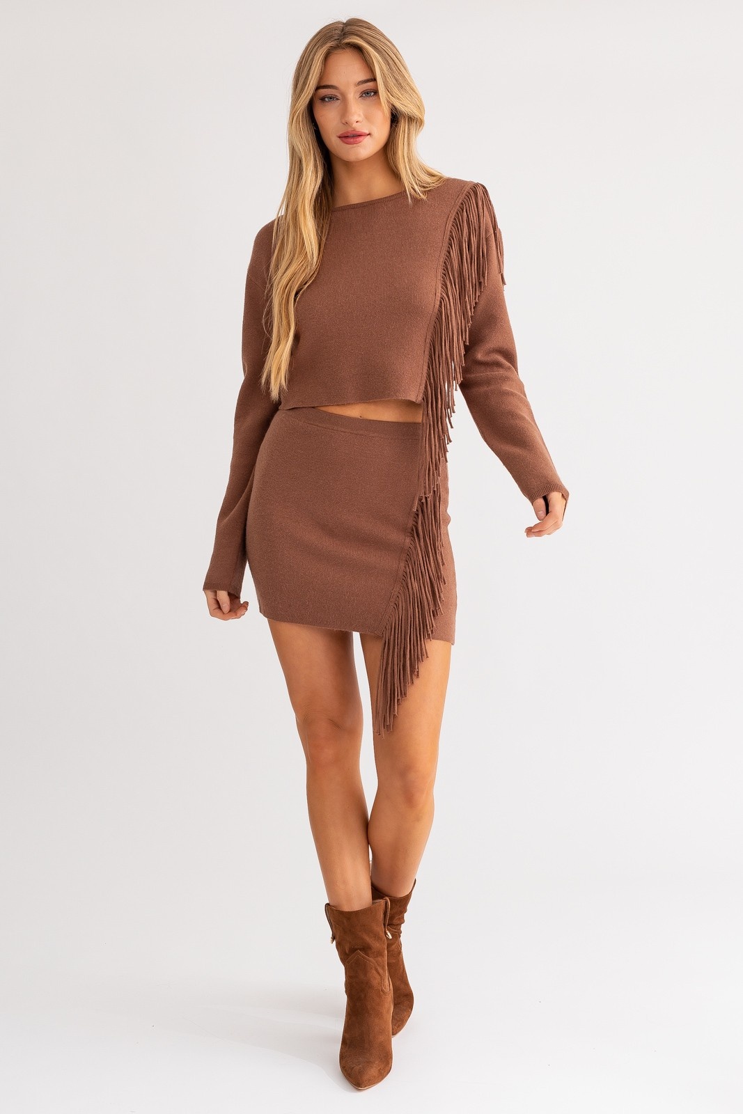 Along For The Ride Fringe Sweater