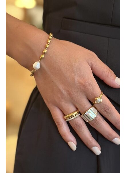 Olivine Pearl Bracelet