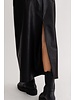 Low Key Vegan Leather Maxi Skirt