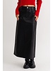 Low Key Vegan Leather Maxi Skirt