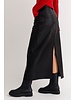 Low Key Vegan Leather Maxi Skirt