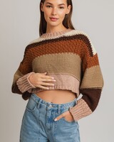 Cup of Cocoa Crop Sweater