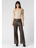 Gia Bootcut Vegan Leather Pants