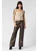 Gia Bootcut Vegan Leather Pants