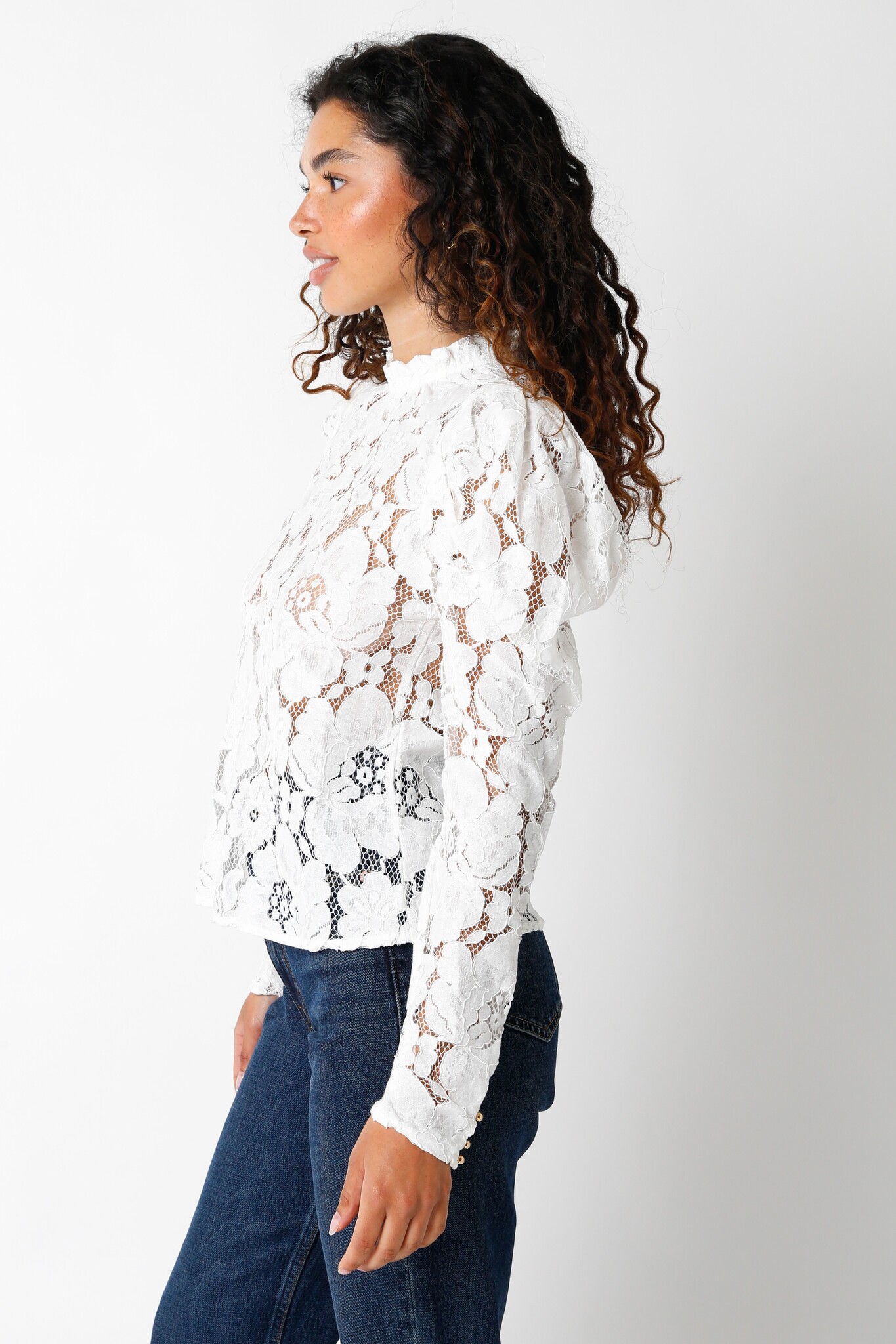 Elizabeth Lace Top - Etiquette Boutique
