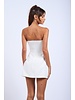 Ciana Strapless Mini Dress With Hidden Shorts