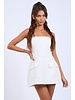 Ciana Strapless Mini Dress With Hidden Shorts