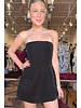 Ciana Strapless Mini Dress With Hidden Shorts