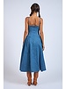 Penelope Denim Midi Dress