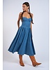 Penelope Denim Midi Dress