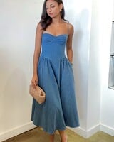 Penelope Denim Midi Dress