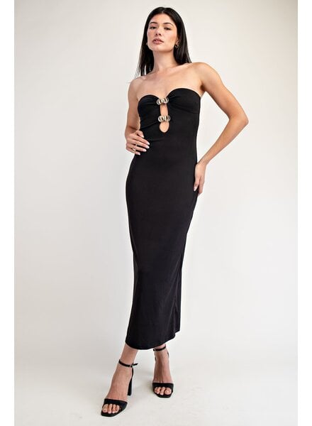 Chloe Shell Clasp Column Dress