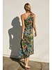 Rainforest Retreat Cotton Blend Midi Dress