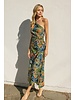 Rainforest Retreat Cotton Blend Midi Dress