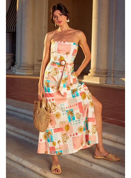 Divine Coast Cotton Column Dress