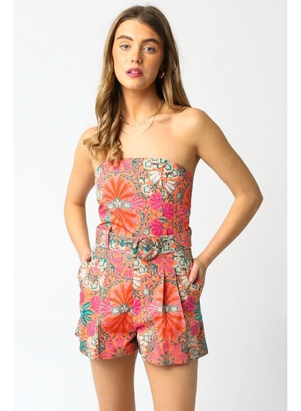 Calypso Flora Cotton Romper